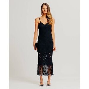 Ronny Kobo Fringe Dress